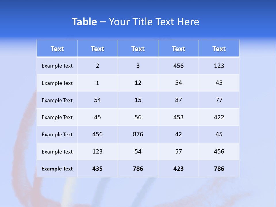 A Group Of Airplanes Flying In Formation With Colored Smoke Behind Them PowerPoint Template