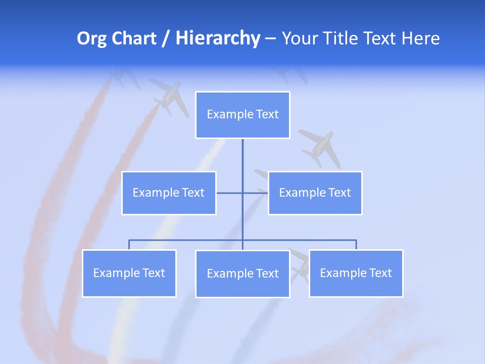 A Group Of Airplanes Flying In Formation With Colored Smoke Behind Them PowerPoint Template