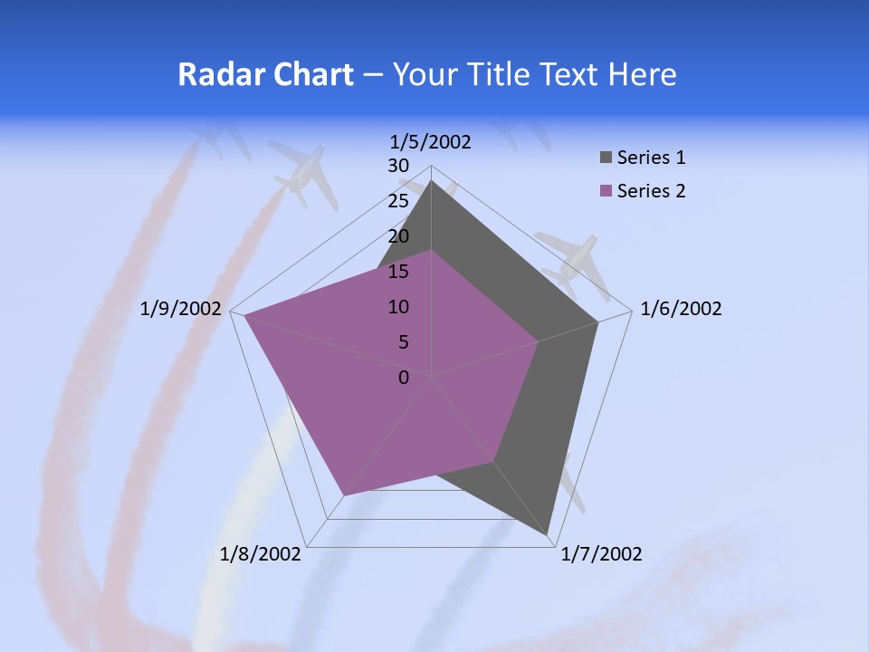 A Group Of Airplanes Flying In Formation With Colored Smoke Behind Them PowerPoint Template