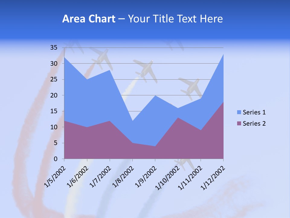 A Group Of Airplanes Flying In Formation With Colored Smoke Behind Them PowerPoint Template
