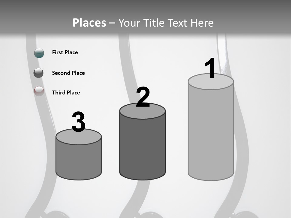 S Shaped Modern Chairs PowerPoint Template