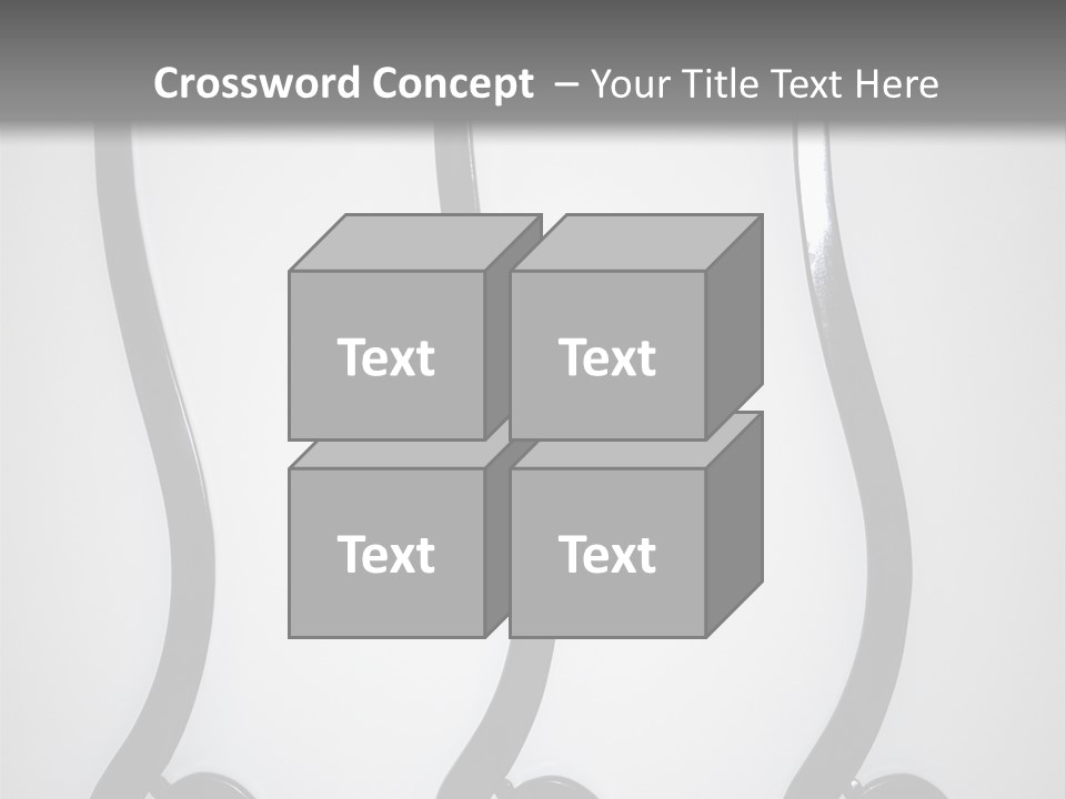 S Shaped Modern Chairs PowerPoint Template