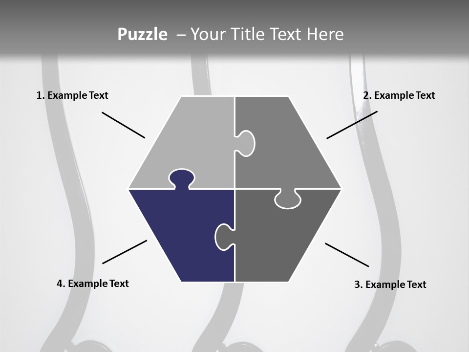 S Shaped Modern Chairs PowerPoint Template