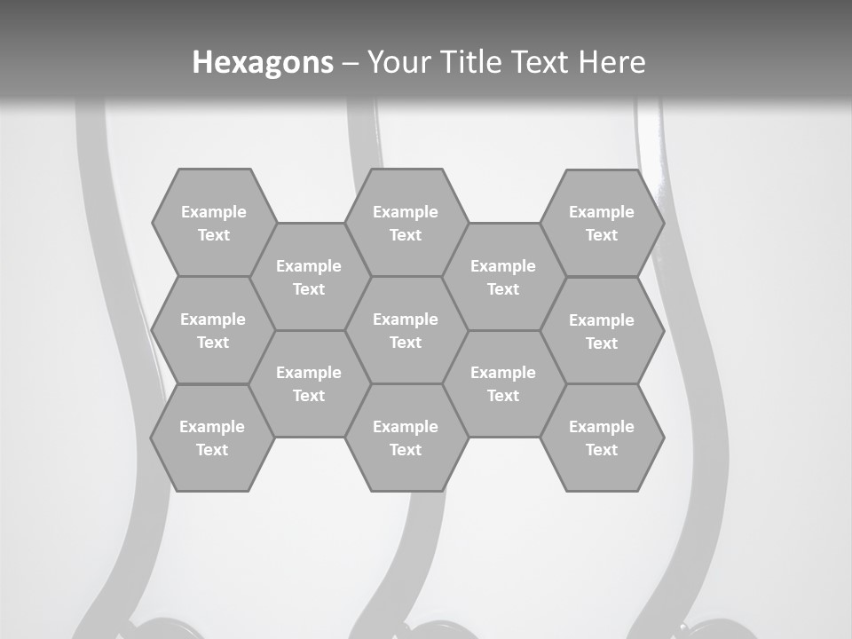 S Shaped Modern Chairs PowerPoint Template