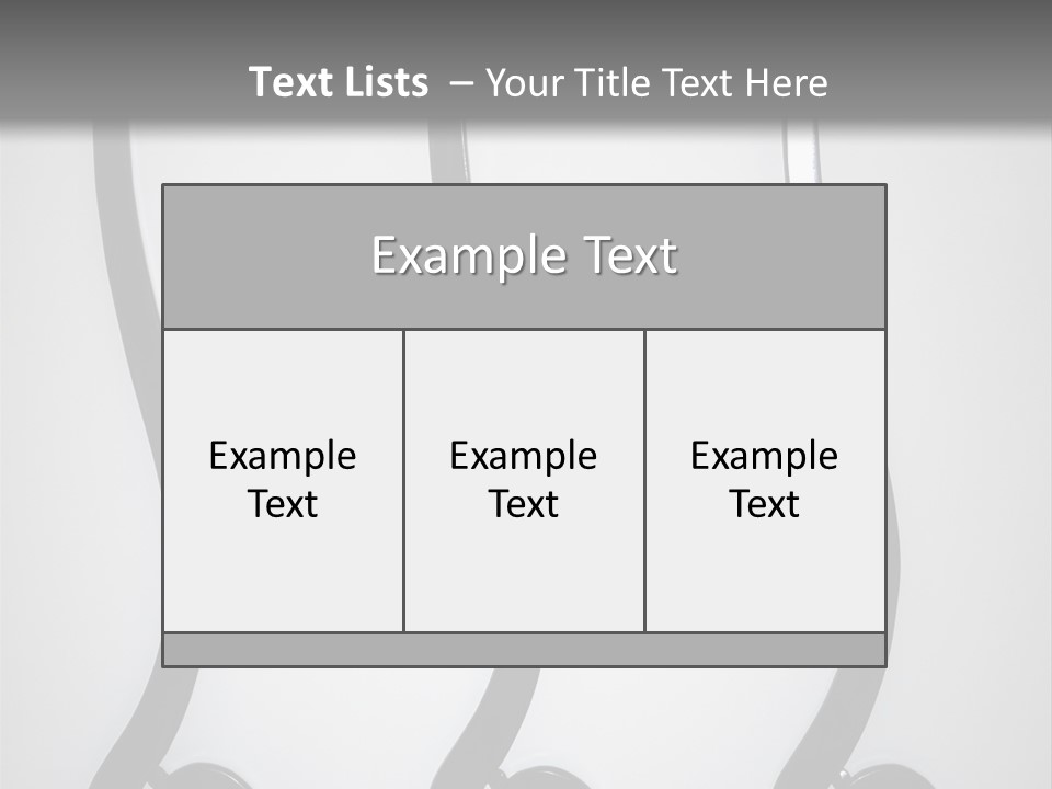 S Shaped Modern Chairs PowerPoint Template