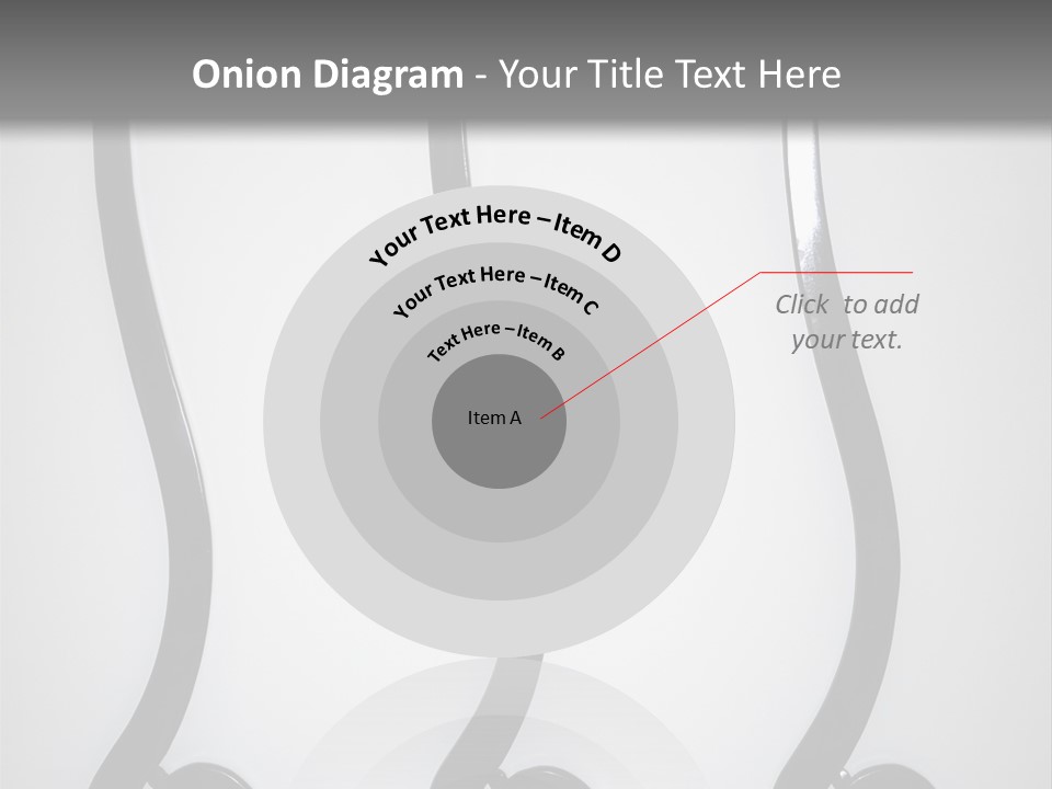 S Shaped Modern Chairs PowerPoint Template