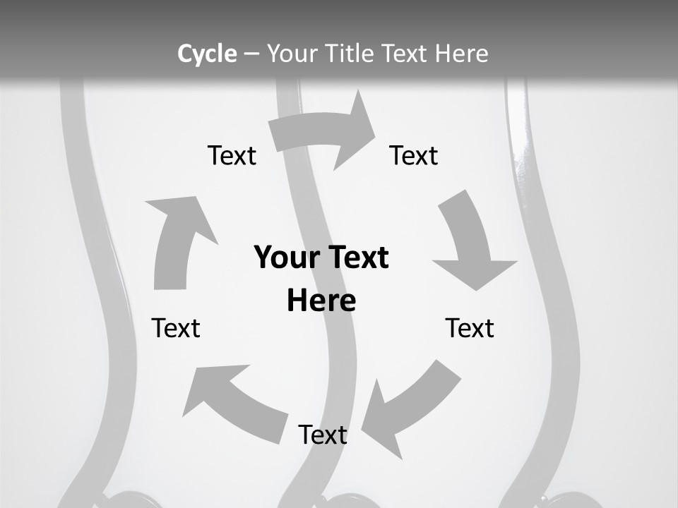S Shaped Modern Chairs PowerPoint Template