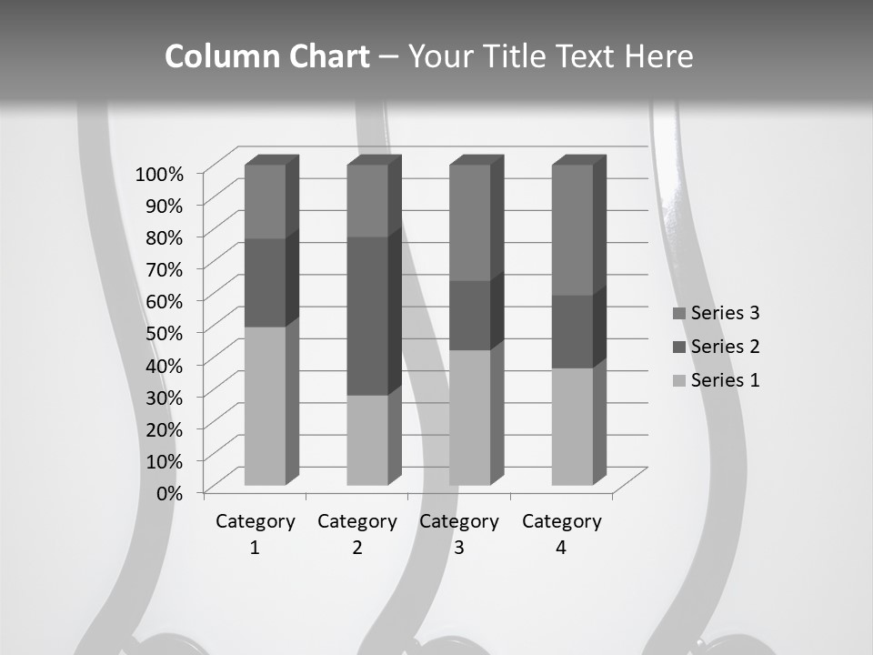 S Shaped Modern Chairs PowerPoint Template