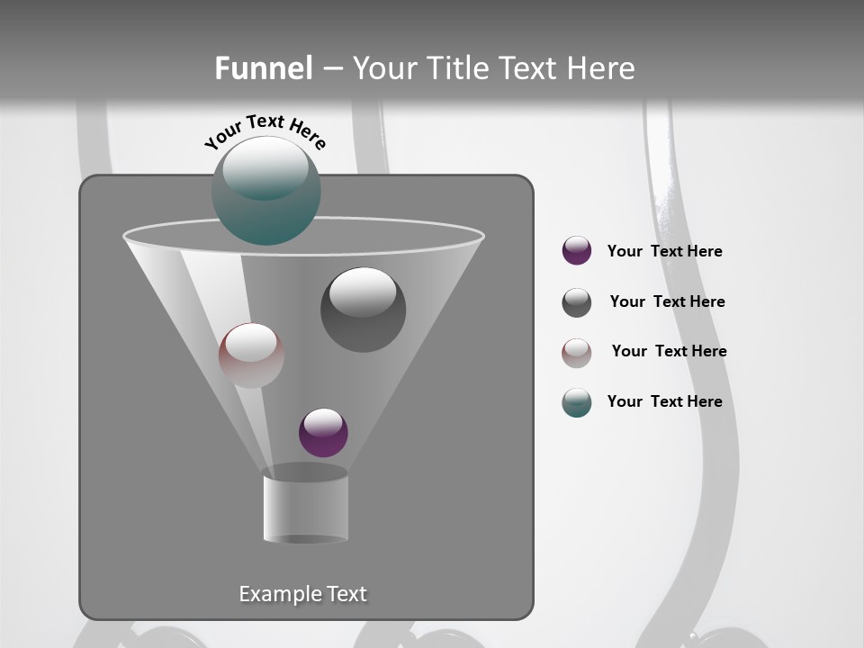 S Shaped Modern Chairs PowerPoint Template