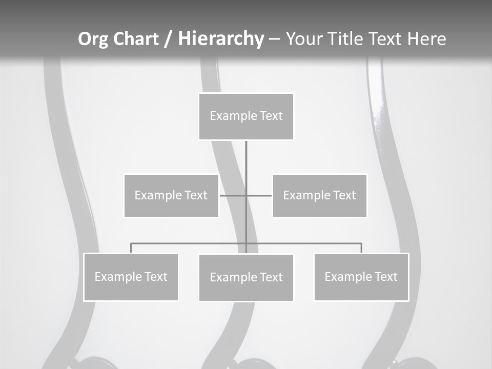 S Shaped Modern Chairs PowerPoint Template