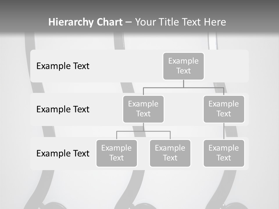S Shaped Modern Chairs PowerPoint Template