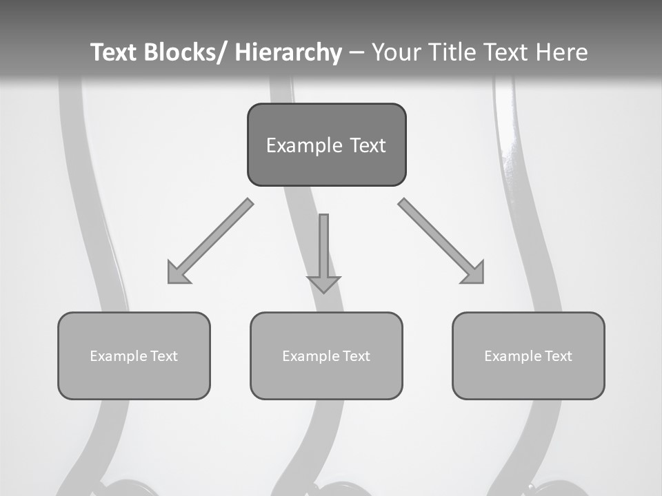 S Shaped Modern Chairs PowerPoint Template