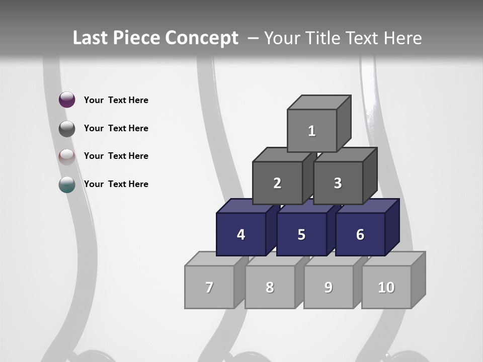 S Shaped Modern Chairs PowerPoint Template