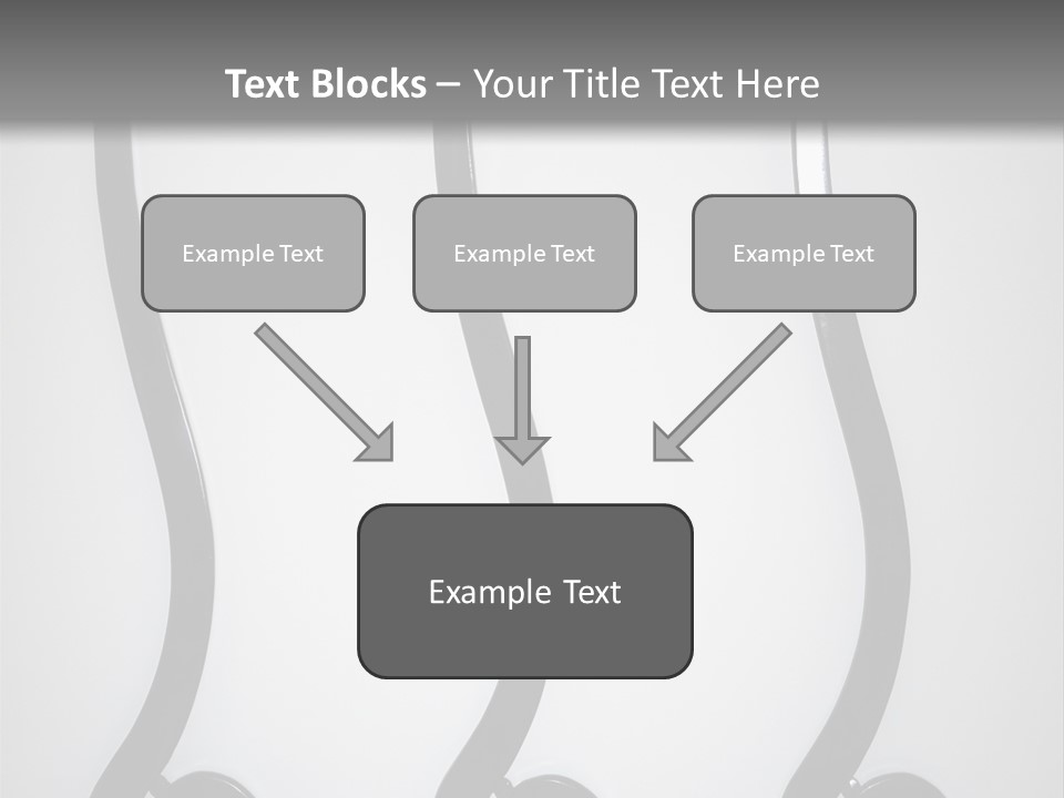 S Shaped Modern Chairs PowerPoint Template