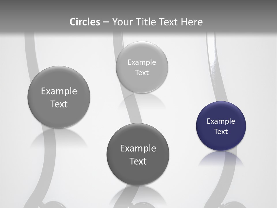 S Shaped Modern Chairs PowerPoint Template