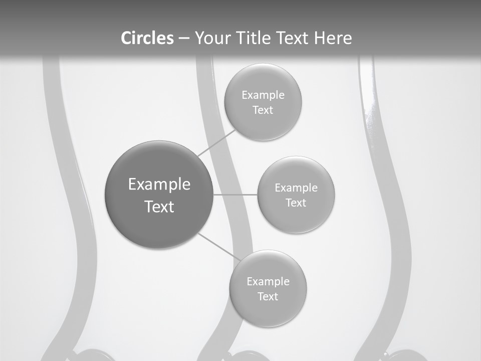 S Shaped Modern Chairs PowerPoint Template