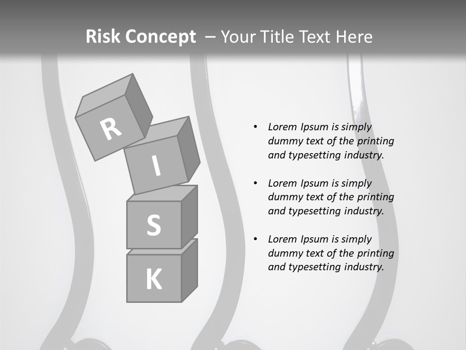 S Shaped Modern Chairs PowerPoint Template