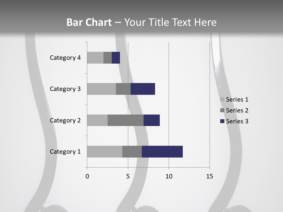 S Shaped Modern Chairs PowerPoint Template