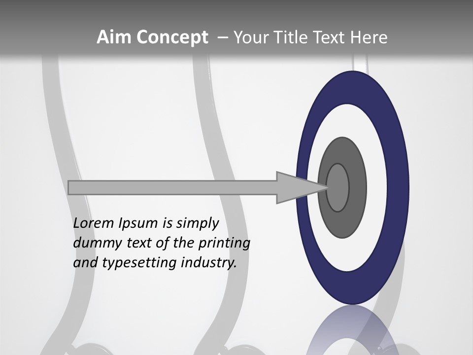 S Shaped Modern Chairs PowerPoint Template