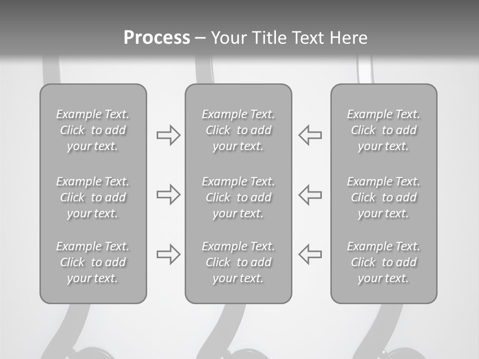 S Shaped Modern Chairs PowerPoint Template