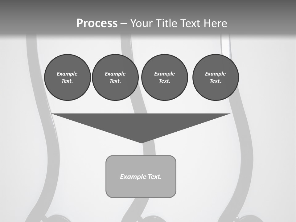 S Shaped Modern Chairs PowerPoint Template