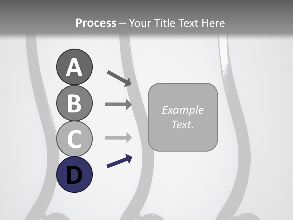 S Shaped Modern Chairs PowerPoint Template