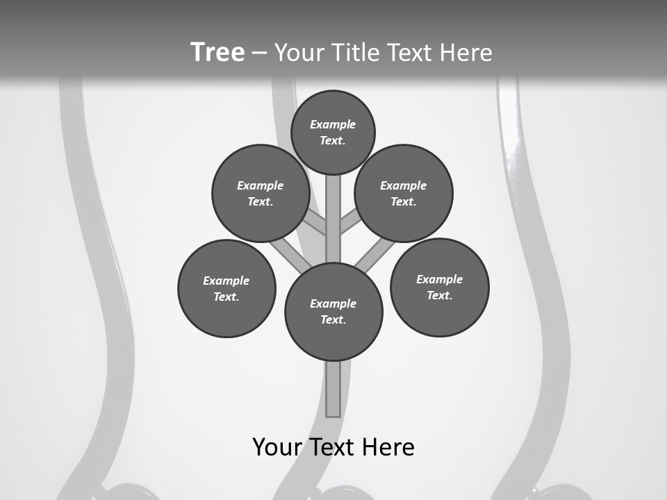S Shaped Modern Chairs PowerPoint Template