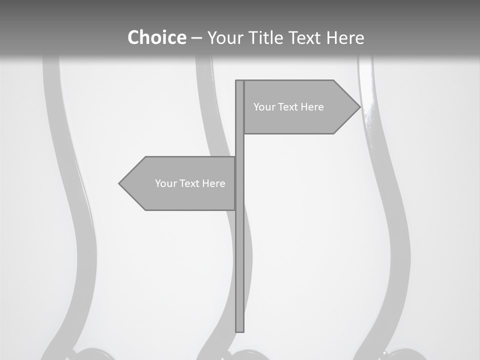 S Shaped Modern Chairs PowerPoint Template
