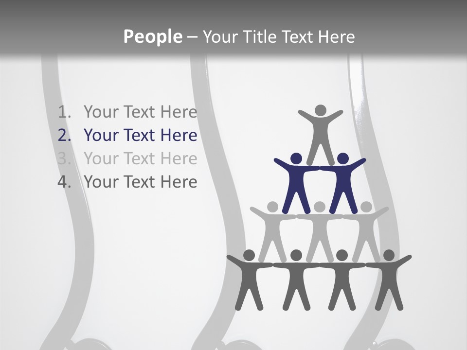 S Shaped Modern Chairs PowerPoint Template