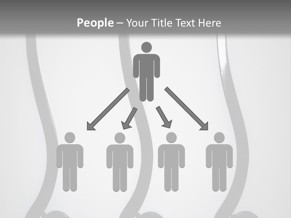 S Shaped Modern Chairs PowerPoint Template