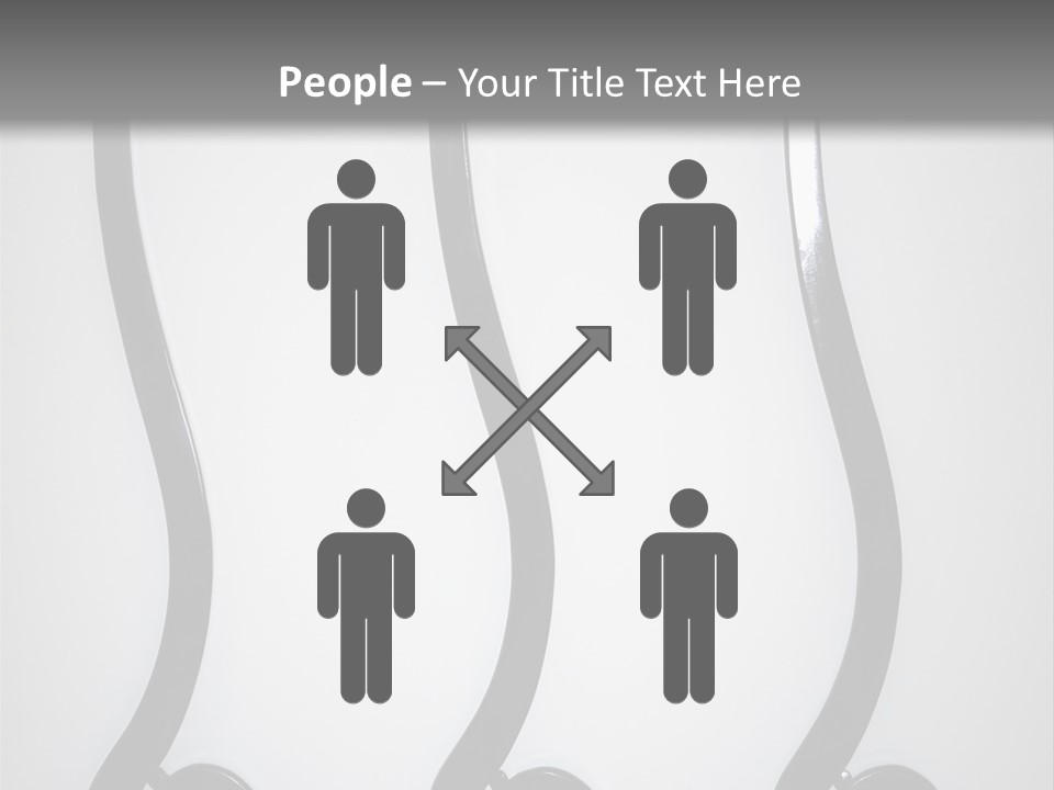 S Shaped Modern Chairs PowerPoint Template