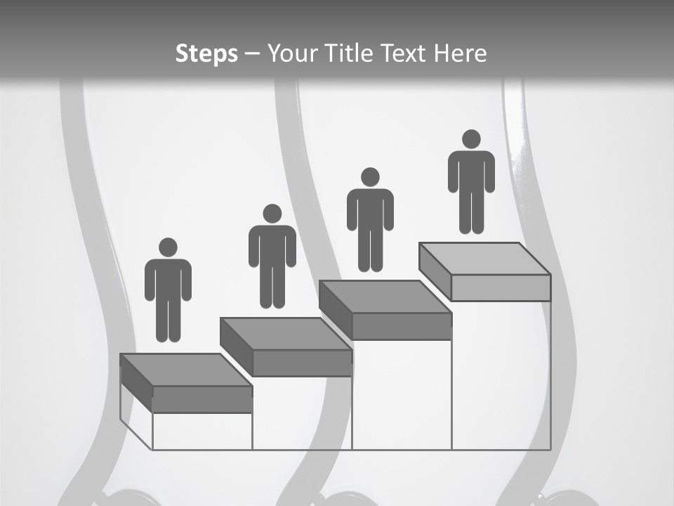 S Shaped Modern Chairs PowerPoint Template