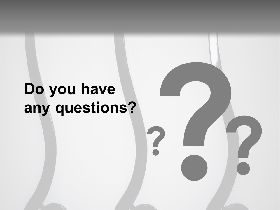 S Shaped Modern Chairs PowerPoint Template