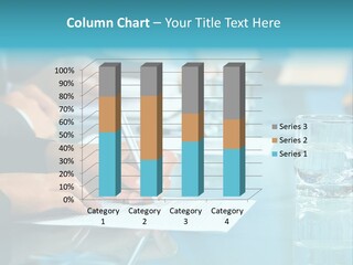 Row Of Hands Making Notes During A Seminar PowerPoint Template