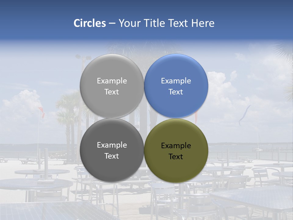 Pensacola Beach, Fl PowerPoint Template