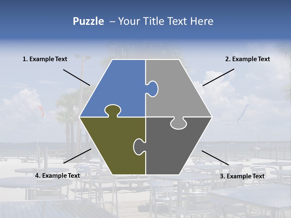 Pensacola Beach, Fl PowerPoint Template