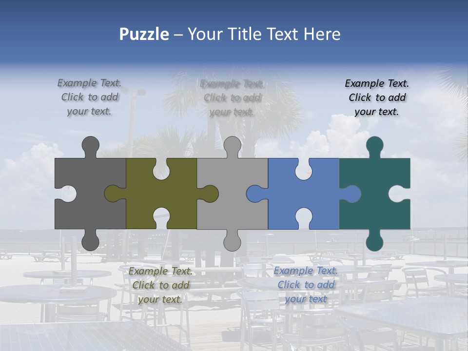 Pensacola Beach, Fl PowerPoint Template