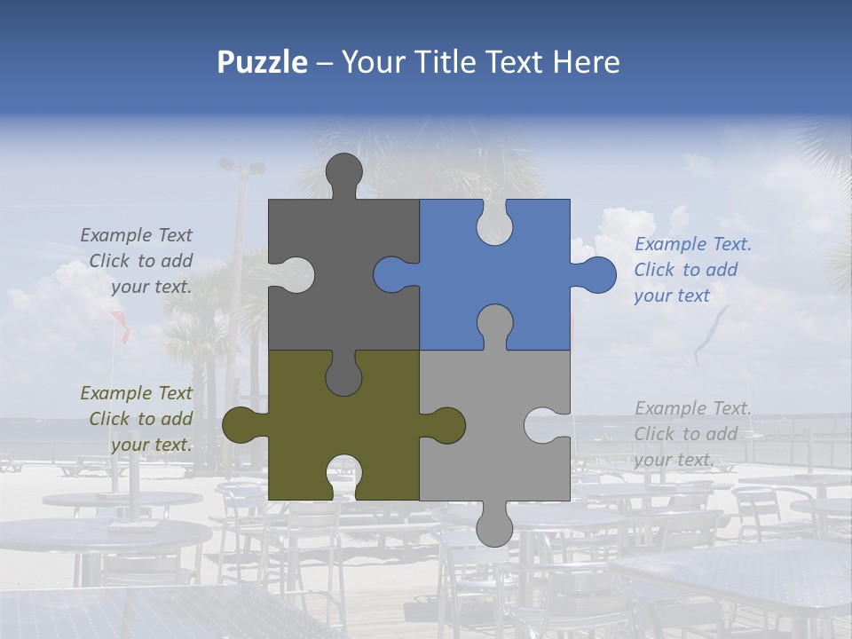 Pensacola Beach, Fl PowerPoint Template