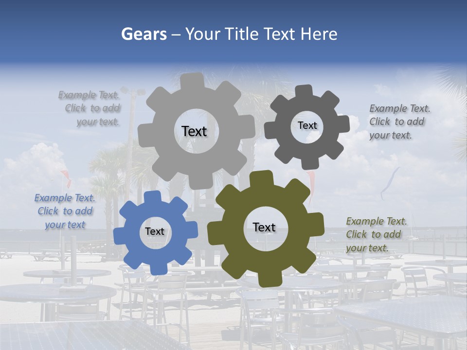 Pensacola Beach, Fl PowerPoint Template