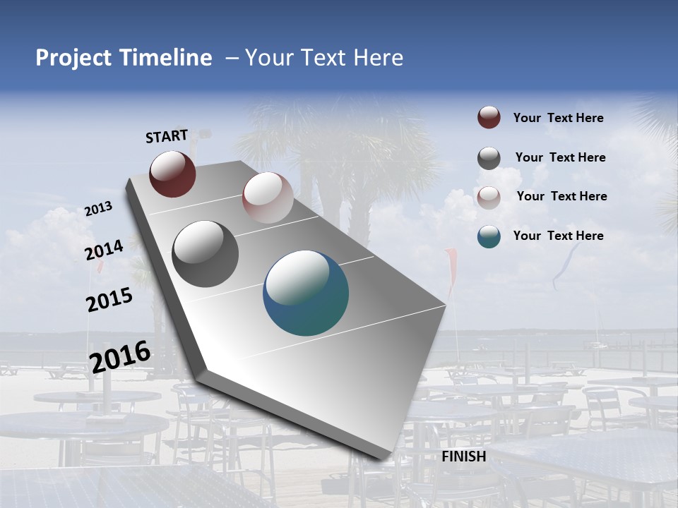 Pensacola Beach, Fl PowerPoint Template
