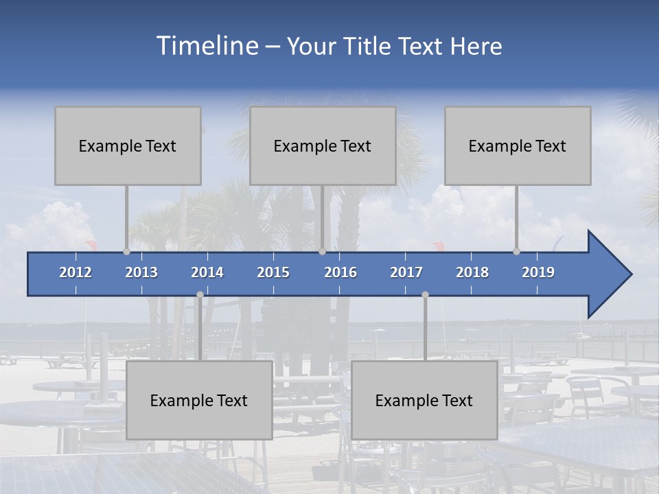 Pensacola Beach, Fl PowerPoint Template