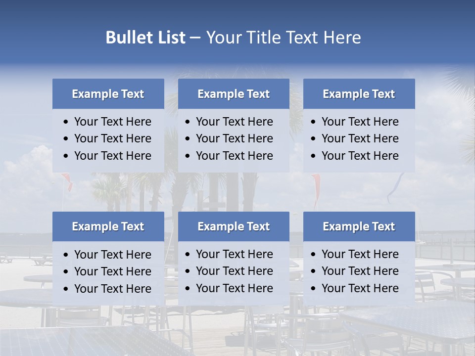 Pensacola Beach, Fl PowerPoint Template