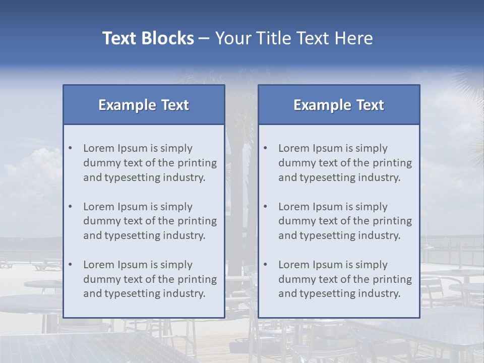 Pensacola Beach, Fl PowerPoint Template