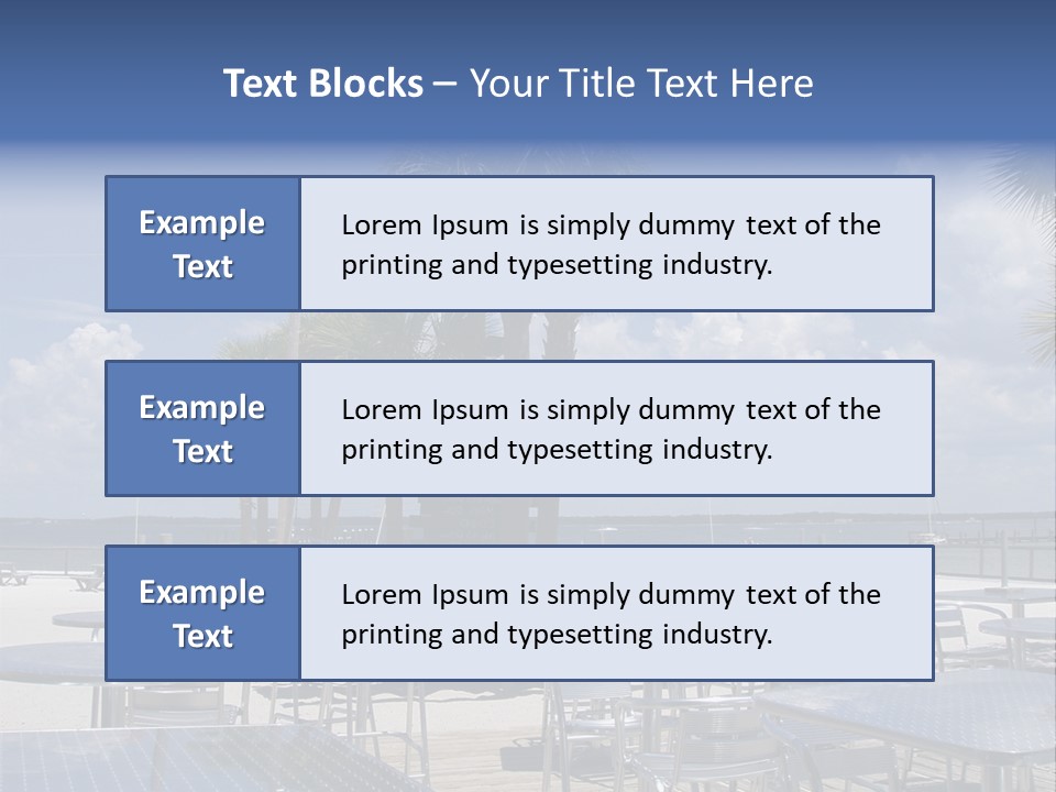 Pensacola Beach, Fl PowerPoint Template