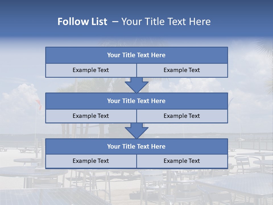 Pensacola Beach, Fl PowerPoint Template