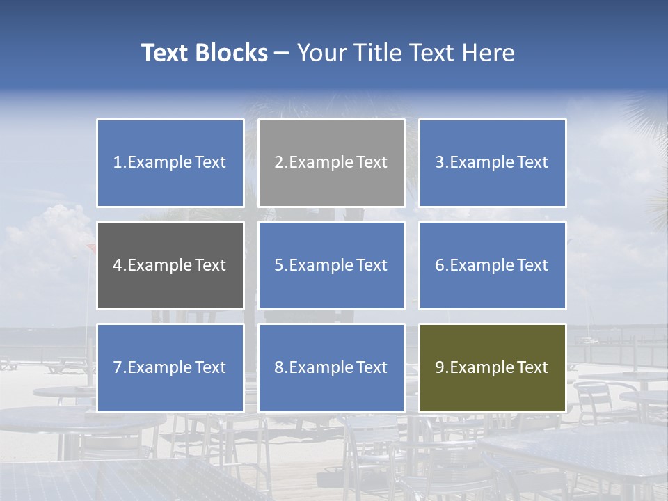 Pensacola Beach, Fl PowerPoint Template