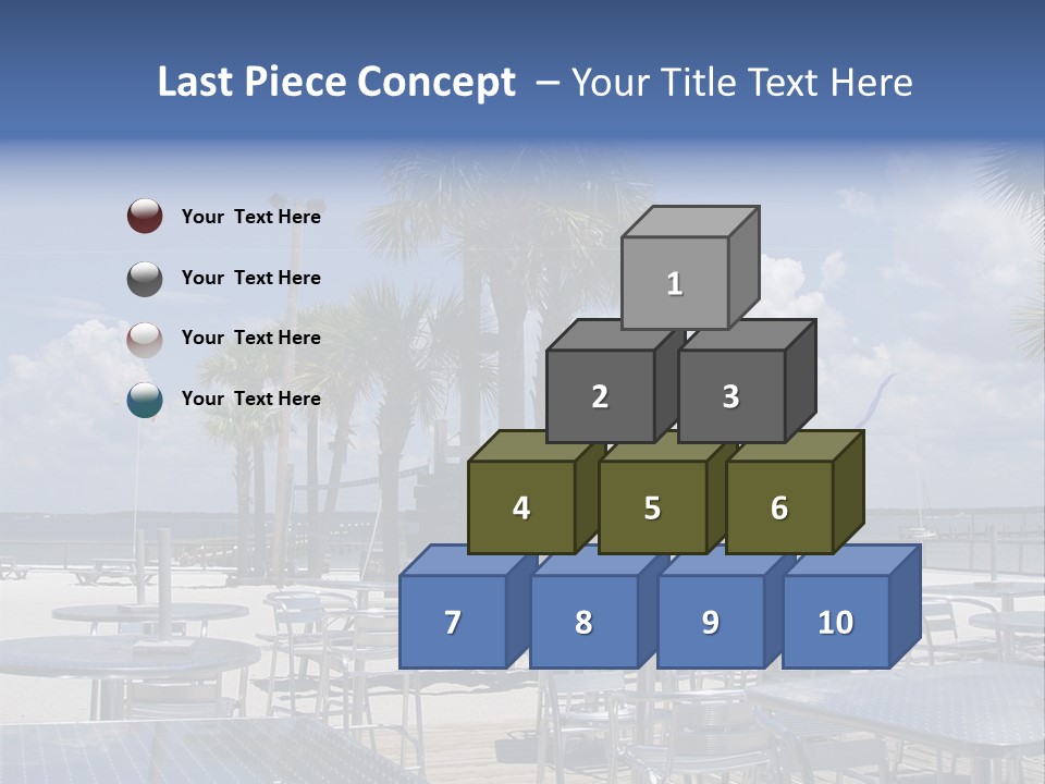 Pensacola Beach, Fl PowerPoint Template