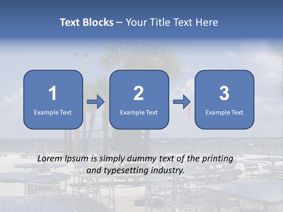 Pensacola Beach, Fl PowerPoint Template