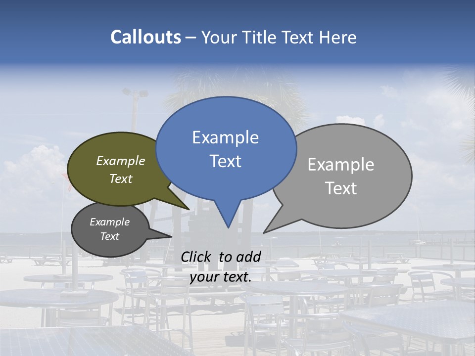 Pensacola Beach, Fl PowerPoint Template