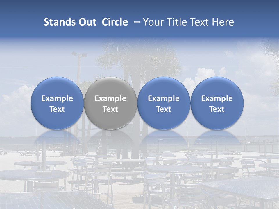 Pensacola Beach, Fl PowerPoint Template